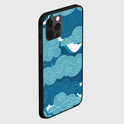 Чехол для iPhone 12 Pro Облака Греции, цвет: 3D-черный — фото 2