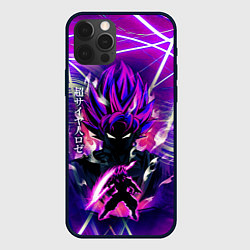 Чехол для iPhone 12 Pro Гоку Блек Anime Dragon Ball Super Saiyan, цвет: 3D-черный