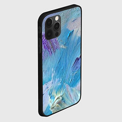 Чехол для iPhone 12 Pro Оставленная краска, цвет: 3D-черный — фото 2