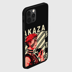 Чехол для iPhone 12 Pro Клинок демонов Akaza, цвет: 3D-черный — фото 2