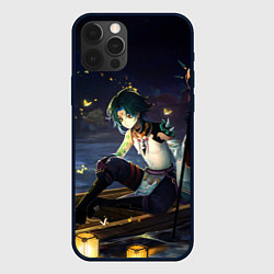 Чехол для iPhone 12 Pro Сяо Xiao Genshin Impact, цвет: 3D-черный