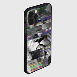 Чехол для iPhone 12 Pro Glitch lion 2020, цвет: 3D-черный — фото 2