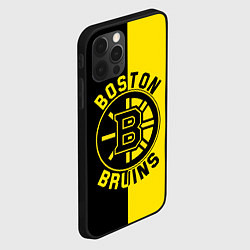 Чехол для iPhone 12 Pro Boston Bruins, Бостон Брюинз, цвет: 3D-черный — фото 2