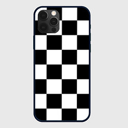 Чехол iPhone 12 Pro Шахматная доска паттерн
