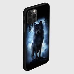 Чехол для iPhone 12 Pro ВОЛК БРОДЯГА, цвет: 3D-черный — фото 2