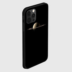 Чехол для iPhone 12 Pro Красавец Сатурн, цвет: 3D-черный — фото 2