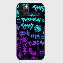 Чехол iPhone 12 Pro ANIME LOGOBOMBING NEON НЕОН ЛОГО АНИМЕ