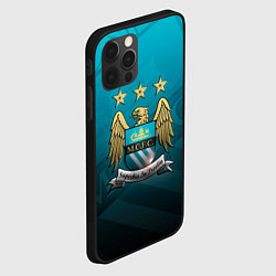 Чехол для iPhone 12 Pro Manchester City Teal Themme, цвет: 3D-черный — фото 2