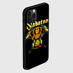 Чехол для iPhone 12 Pro Carolus Rex - Sabaton, цвет: 3D-черный — фото 2