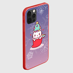 Чехол для iPhone 12 Pro Happy New Year 2022 Сat 1, цвет: 3D-красный — фото 2