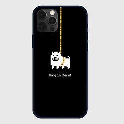 Чехол iPhone 12 Pro UNDERTALE DOG НА КАНАТЕ