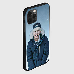 Чехол для iPhone 12 Pro MIN YOONGI BTS WINTER, цвет: 3D-черный — фото 2