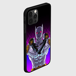 Чехол для iPhone 12 Pro JOJO KILLER QUEEN КОРОЛЕВА УБИЙЦА FIRE STYLE, цвет: 3D-черный — фото 2