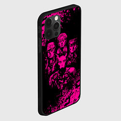 Чехол для iPhone 12 Pro JOJO BIZARRE ADVENTURE ПЕРСОНАЖИ, цвет: 3D-черный — фото 2