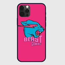 Чехол iPhone 12 Pro Mr Beast Gaming Full Print Pink edition