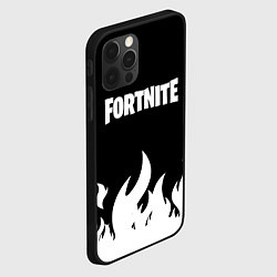 Чехол для iPhone 12 Pro Fortnite Огонь, цвет: 3D-черный — фото 2