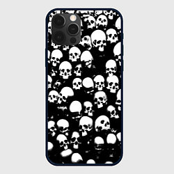 Чехол для iPhone 12 Pro Остатки от головы, цвет: 3D-черный