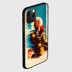 Чехол для iPhone 12 Pro One Punch-Man Эпичный Сайтама, цвет: 3D-черный — фото 2