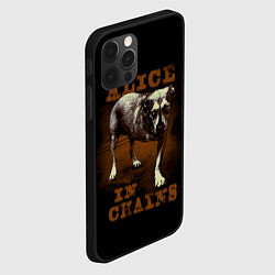Чехол для iPhone 12 Pro Alice in chains Dog, цвет: 3D-черный — фото 2