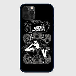 Чехол для iPhone 12 Pro Arctic monkeys Art, цвет: 3D-черный