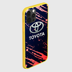 Чехол для iPhone 12 Pro Toyota градиент, цвет: 3D-желтый — фото 2