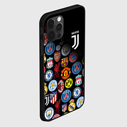 Чехол для iPhone 12 Pro JUVENTUS LOGOBOMBING SPORT, цвет: 3D-черный — фото 2