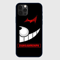 Чехол iPhone 12 Pro Черная половина Монокума - Danganronpa