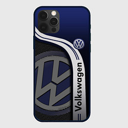 Чехол для iPhone 12 Pro Volkswagen Фольксваген, цвет: 3D-черный