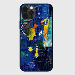 Чехол для iPhone 12 Pro КРАСКА PAINT, цвет: 3D-черный