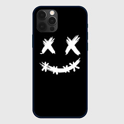 Чехол для iPhone 12 Pro Fake smile, цвет: 3D-черный