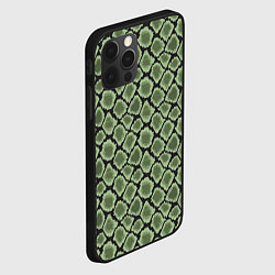 Чехол для iPhone 12 Pro Змеиная Шкура Snake, цвет: 3D-черный — фото 2