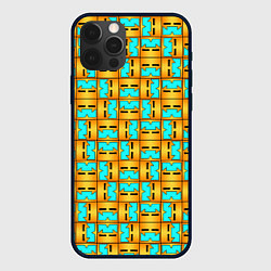 Чехол iPhone 12 Pro GEOMETRY DASH CLASSIC FACE PATTERN КЛАССИКА