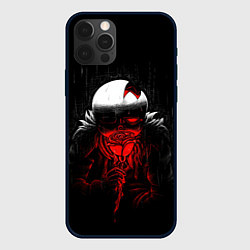 Чехол iPhone 12 Pro UNDERTALE SANS BLOOD ROSE