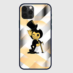 Чехол для iPhone 12 Pro Bendy and the ink machine bendy, цвет: 3D-черный