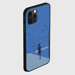 Чехол для iPhone 12 Pro Пробежка, цвет: 3D-черный — фото 2