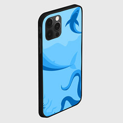 Чехол для iPhone 12 Pro МоРское Дно с Акулами, цвет: 3D-черный — фото 2