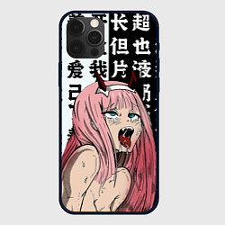 Чехол iPhone 12 Pro AHEGAO ZERO TWO Зеро ту ахегао