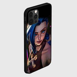 Чехол для iPhone 12 Pro Jinx - Джинкс Паудер, цвет: 3D-черный — фото 2