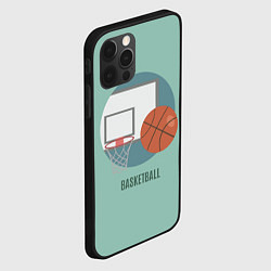 Чехол для iPhone 12 Pro Basketball Спорт, цвет: 3D-черный — фото 2