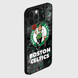 Чехол для iPhone 12 Pro Бостон Селтикс, Boston Celtics, НБА, цвет: 3D-черный — фото 2
