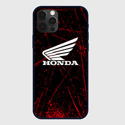 Чехол iPhone 12 Pro Honda Красные линии