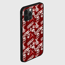 Чехол для iPhone 12 Pro Хард Рок HARD-ROCK, цвет: 3D-черный — фото 2
