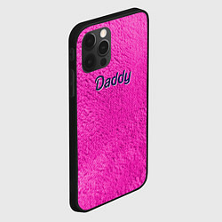 Чехол для iPhone 12 Pro Daddy pink, цвет: 3D-черный — фото 2
