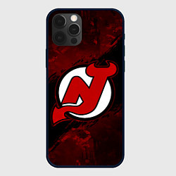 Чехол iPhone 12 Pro New Jersey Devils, Нью Джерси Девилз