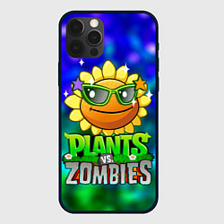 Чехол iPhone 12 Pro Plants vs Zombies подсолнух