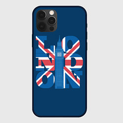 Чехол для iPhone 12 Pro LONDON Лондон, цвет: 3D-черный