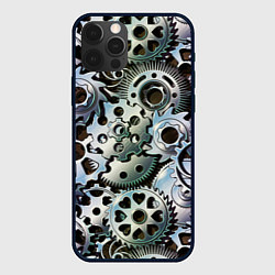 Чехол iPhone 12 Pro Стимпанк шестеренки Steampunk