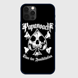 Чехол для iPhone 12 Pro Papa Roach, РОК, цвет: 3D-черный