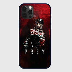 Чехол iPhone 12 Pro Prey Dark red