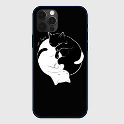 Чехол iPhone 12 Pro Бесконечная любовь Endless kitty love